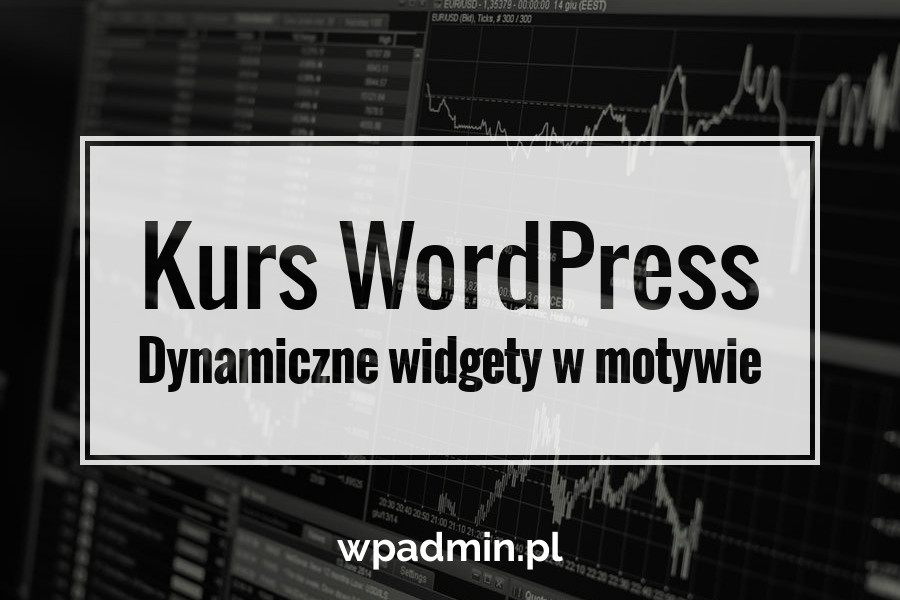 WordPress widgety w motywie