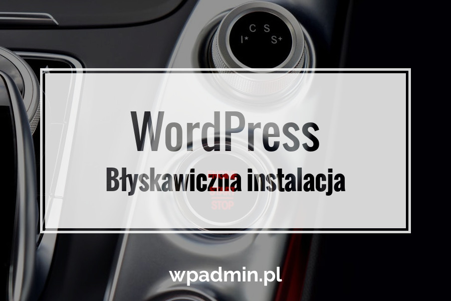 Błyskawiczna instalacja WordPress