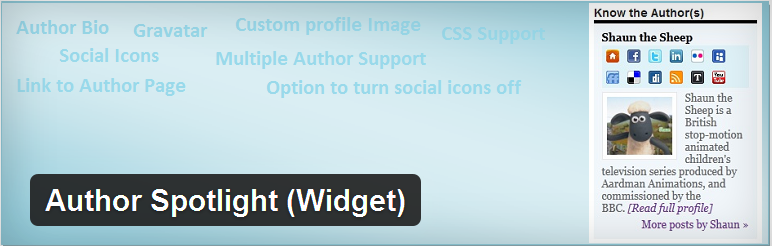 Author Spotlight (Widget)